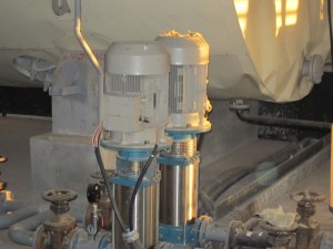 Calpeda MXV pumps on site