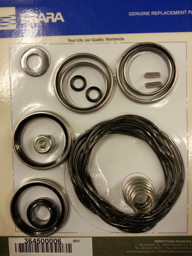 Ebara pump spares